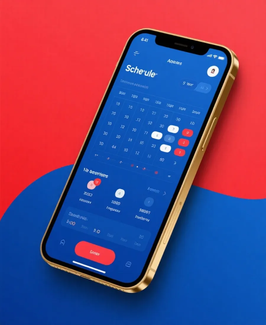 世界杯官方App界面示意图